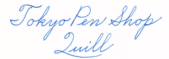 Pilot Custom 845 F nib Writing Sample